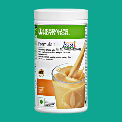 HERBALIFE 550Formula 1 Mix Orange Nutritional Shake, 500g (White) Nutrition Bars(500 g, Vanilla)