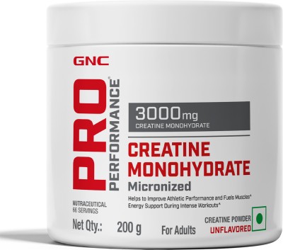 GNC Pro Performance Creatine Monohydrate (200gms) Creatine(200 g, Unflavoured)