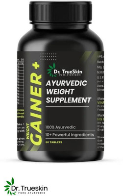 Dr.trueskin Weight Gainer+ Recovery Focused Gainer Weight Gainers/Mass Gainers(90 Capsules, Unflavored)