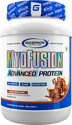 Gaspari Nutrition Myofusion Advanced Protein | 25g Protein from Isolate, Hydrolysate, Concentrate Whey Protein(908 g, Mocha Cappuccino)