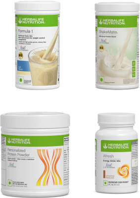 Herbalife Nutrition F1 Shake Kulfi , Small Protein Powder, ShakeMate , Afresh - Cinnamon Protein Shake(400 g, kulfi cinnamon)