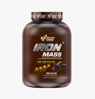 56 INCHES MUSCLE POWER NUTRITION IRON MASS (PREMIUM HIGH PROTEIN FORMULA) Weight Gainers/Mass Gainers(2.27 kg, CHOCOLATE)