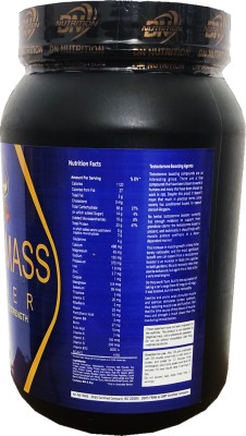 Dollar3 Nutrition Bull Mass Gainer For Bulk Muscle Gain Inspired By USA (Fruit Punch 2.2Lbs) Weight Gainers/Mass Gainers(1 kg, Fruit Punch)