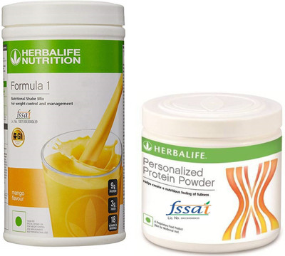 Herbalife Nutrition Nutrition Combo Mango Shake Mix & Personalized Protein 200 GM Protein Blends(700 g, Mango)
