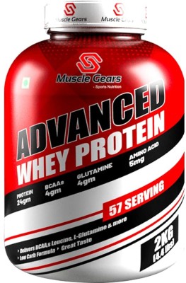 Muscle Gears Advance Whey 5LBS MANGOMALAI Whey Protein(2.2 kg, Mango Malai)