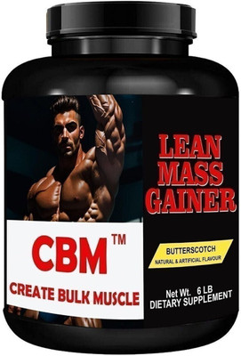 CBM LEAN MASS GAINER 2827G BUTTERSCOTCH 6LB Weight Gainers/Mass Gainers(2827 g, BUTTERSCOTCH)