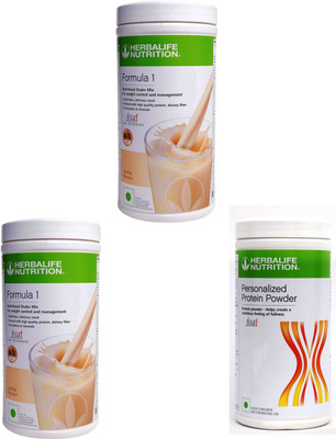 HERBALIFE Formula 1 Shake Vanilla Flavor 2 PCS With Protein Powder 400 Gm For Weight Loss Plant-Based Protein(1400 g, VANILLA)