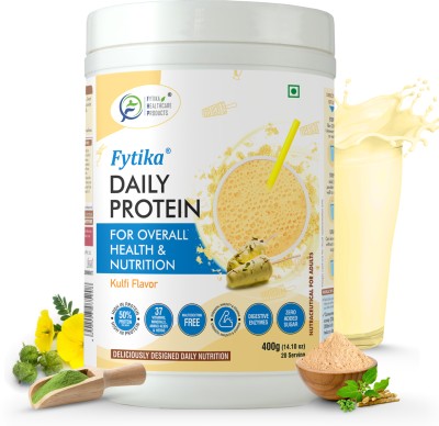 FYTIKA HEALTHCARE PRODUCTS Daily Protein Powder Kulfi Flavour, High Protein Drink | Net - 400g Protein Blends(400 g, KULFI)