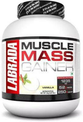 Labrada LABRDA MUSCLE MASS GAINER(VANILLA) Weight Gainers/Mass Gainers(3 kg, VANILLA)