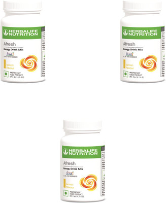 HERBALIFE Nutrition Afresh Energy Drink Mix (Pack of 3) Protein Blends(150 g, Lemon)