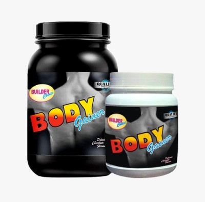 builder choice BODY GAINER COMBO PACK (1000G+500G) 1.5KG Weight Gainers/Mass Gainers(1.5 kg, CHOCOLATE)