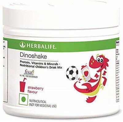 HERBALIFE Dinoshake Children's Drink Mix - Strawberry -200 gms Protein Blends(10 g, HN)