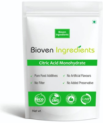 Bioven Ingredients Citric Acid Monohydrate BCAA(1 kg, Plain)