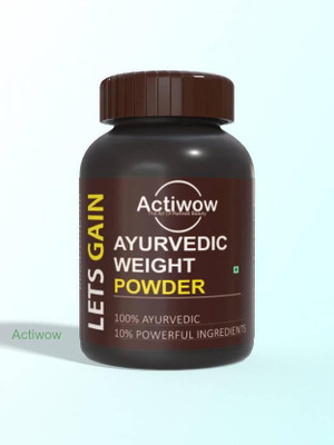 ACTIWOW Lets Gain Keeps You Nourished and Fit With Every Dose Weight Gainers/Mass Gainers(100 g, No Flavor)