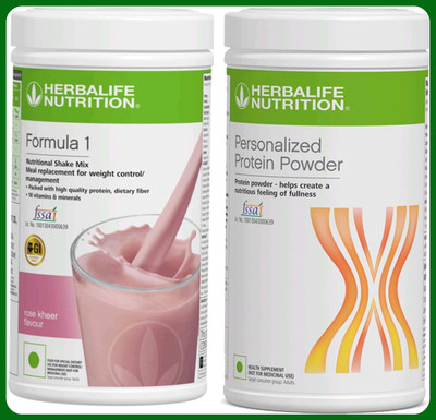 Herbal Nutrition Life F-1 SHAKE MIX-ROSE KHEER AND PROTINE POWDER-400GM (PACK OF 2) Protein Shake(900 g, ROSE KHEER)