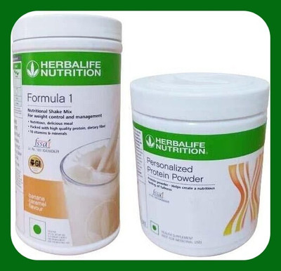 Herbal Nutrition Life Formula 1 Nutritional Shake Mix - Banana And Protein 200 gm Plant-Based Protein(700 g, Banana)