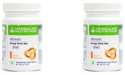 HERBALIFE Afresh Energy Drink Mix - PEACH And PEACH Energy Bars(100 g, AFRESH - PEACH, AFRESH - PEACH)