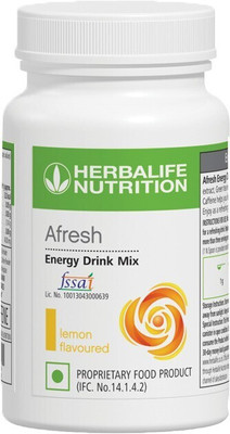 HERBALIFE Afresh Energy Drink Mix (50 g) Lemon Flavour Protein Blends(50 g, Lemon)