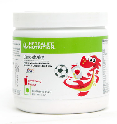 HERBALIFE HERBALFE DINOSHAKE STRAWBERRY 200G Protein Shake(200 g, STRAWBERRY)