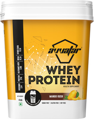 Avvatar Whey Protein Whey Protein(4 kg, Mango Rush)