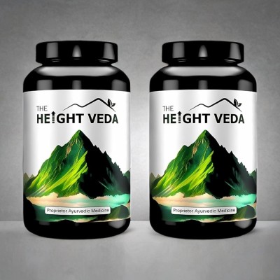 Height Veda Height Formula for Natural Growth Plant-Based Protein(200 g, Plain)