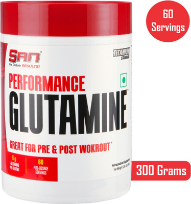 SAn Performance Glutamine Glutamine(300 g, Unflavored)