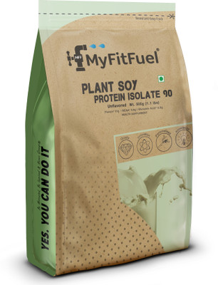 MyFitFuel MFF Soy Protein Isolate 90 - (1.1 lbs) Plant-Based Protein(500 g, Unflavored)