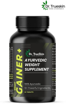 Dr.trueskin Weight Gainer+ Performance Protein Formula Weight Gainers/Mass Gainers(90 Capsules, Unflavored)