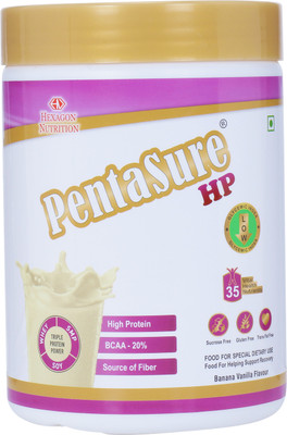 PentaSure HP - High Protein for Lean Muscle Building - Whey Protein(400 g, Banana Vanilla)