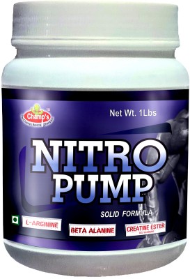 CHAMPS NUTRITION Nitro Pump 1 lbs ( weight & muscle mass gaining formula) Weight Gainers/Mass Gainers(454 g, Chocolate)