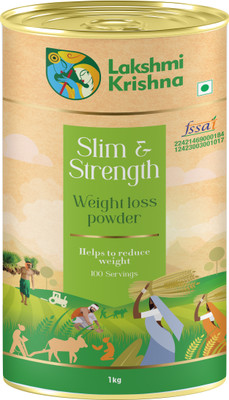 Lakshmi Krishna Slim & Strength Powder for Weight Loss Protein Blends(1 kg, No flavor)