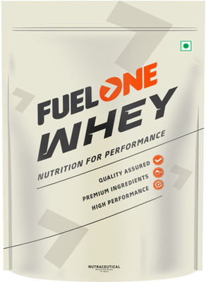 FUELONE Whey Protein, 24 g Protein & 5.29 g BCAA with 650 ml Shaker Whey Protein(1 kg, Cookies & Cream)