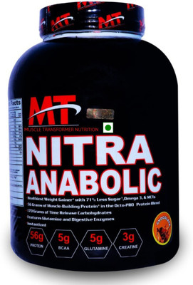 BODYHOLIC NUTRITION MT NITRA ANABOLIC ADVANCE MUSCLE MASS GAINER (2.750G/6LBS) CHOCOLATE Weight Gainers/Mass Gainers(2.75 kg, CHOCOLATE)