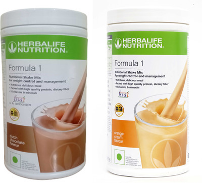 Herbalife Nutrition Formula 1 shake mix Chocolate and Orange flavour for weigtt loss Protein Shake(200 g, Chocolate, Orange)