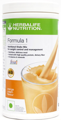 HERBALIFE Weight Loss Single Pack Formula 1 Orange Plant-Based Protein(500 g, Orange)