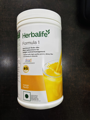 HERBALIFE Formula 1 Nutritional Shake Mix Mango flavor 750gm Protein Shake(750 g, Mango)