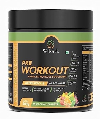 Wel-Ark Wel-PW-PA Pre Workout(300 g, Fruit Punch)