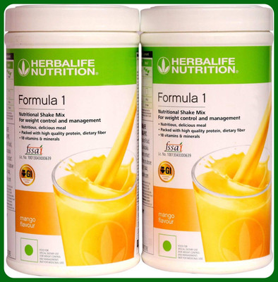 Herbal Nutrition Life FORMULA 1 WEIGHT LOSS MANGO FLAVOUR COMBO (500GM*2) Protein Bars(1 kg, MANGO)