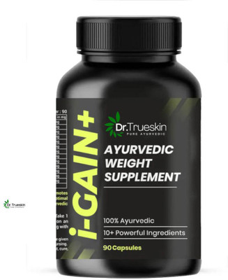 Dr.trueskin i-Gain+ Capsules Bodybuilding Aid & Healthy Digestion – Advanced Formula Pre Workout(90 Capsules, Unflavored)