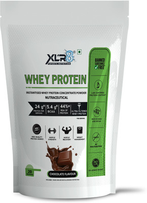 XLR8 with 24 g Protein, 5.4 g BCAA Whey Protein(1.5 pounds, Chocolate)