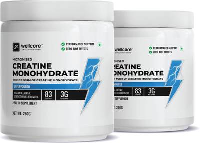 Wellcore Micronised Creatine Monohydrate | 100% Pure Creatine | Enhanced Absorption Creatine