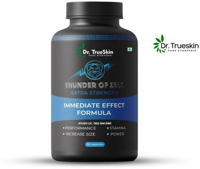 Dr.trueskin Thunder Of Zeus Capsules with stamina boosters Pre Workout(30 Capsules, Unflavored)