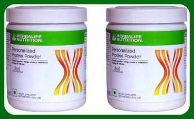 Herbal Nutrition Life Personalized Protein Powder 200 Gram For muscles gain and weight loss 2 PCS PACK Plant-Based Protein(400 g, Plain)