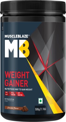 MUSCLEBLAZE with Added Digezyme Weight Gainers/Mass Gainers(0.5 kg, Chocolate)