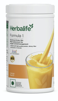 HERBALIFE Formula 1 Nutritional shake mix Mango 750g Plant-Based Protein(750 g, Mango)