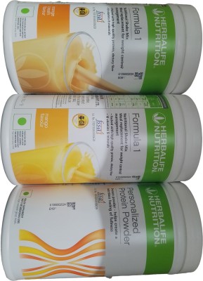 HERBALIFE F1 SHAKE MIX-ORANGE AND MANGO,PP-400GM (PACK OF 3) Protein Shake(1400 g, ORANGE, MANGO)