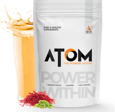 AS-IT-IS Nutrition ATOM Weight Gainer 1kg | 61.1g Carbs & 8.8g Proteins Weight Gainers/Mass Gainers(1 kg, Kesar Elaichi)