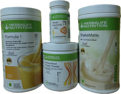 HERBALIFE MANGO SHAKE SHAKEMATE PROTEIN POWDER200GM AFRESH GINGER ENERGY Protein Shake(4 g, mango shake, ppp200gm, shakemate, afresh lemon)