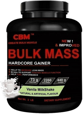 CBM BULK MASS GAINER FOR MUSCLE AND WEIGHT GAIN Weight Gainers/Mass Gainers(1 kg, VANILLA)