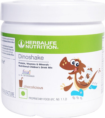HERBALIFE Dinoshake Kids Drink Mix Nutrition Shake - Flavor Protein Shake(200 g, Chocolate)
